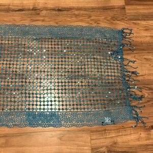 Sequin Lace Scarf